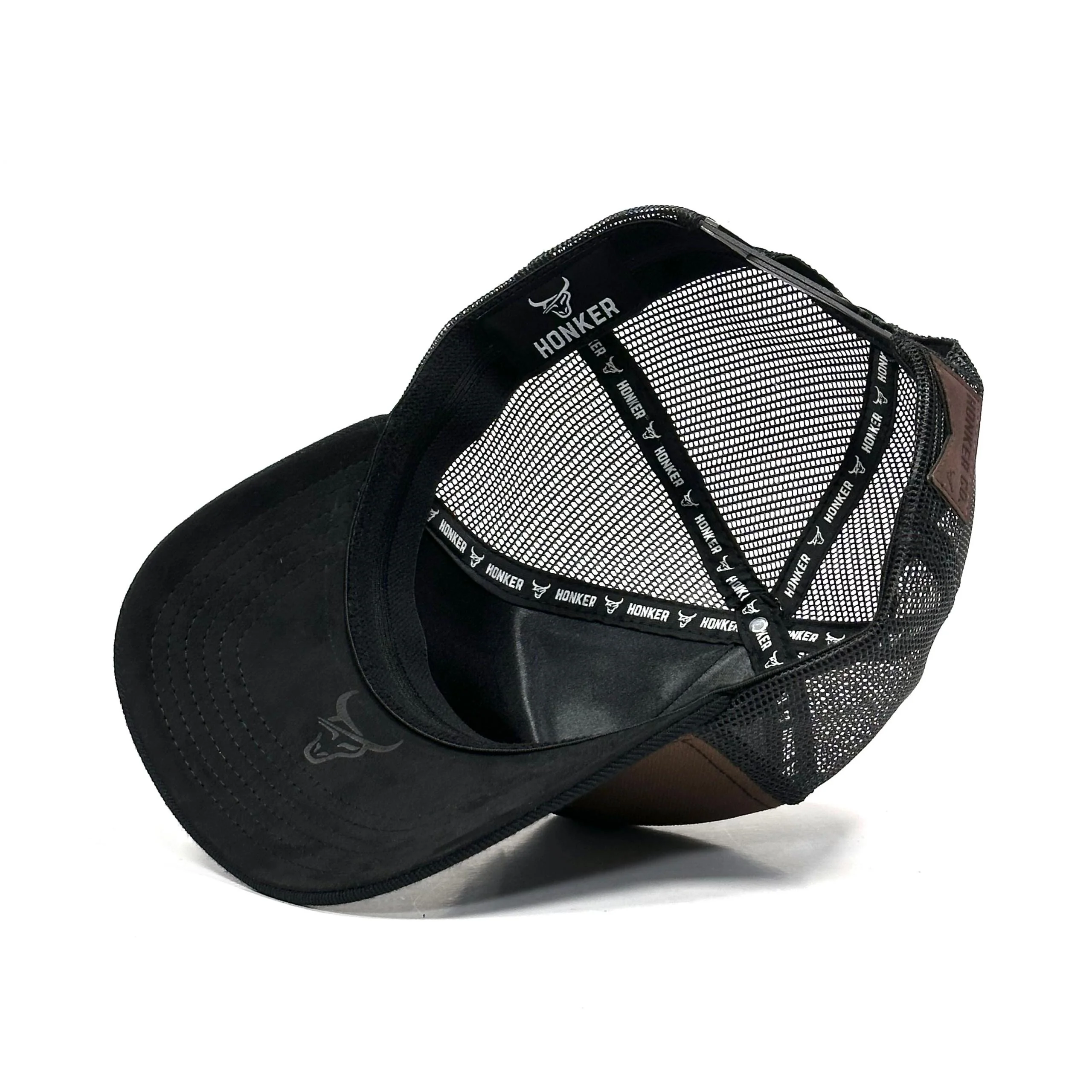 HONKER BULL HAT BROWN/BLACK - MESH - Image 4