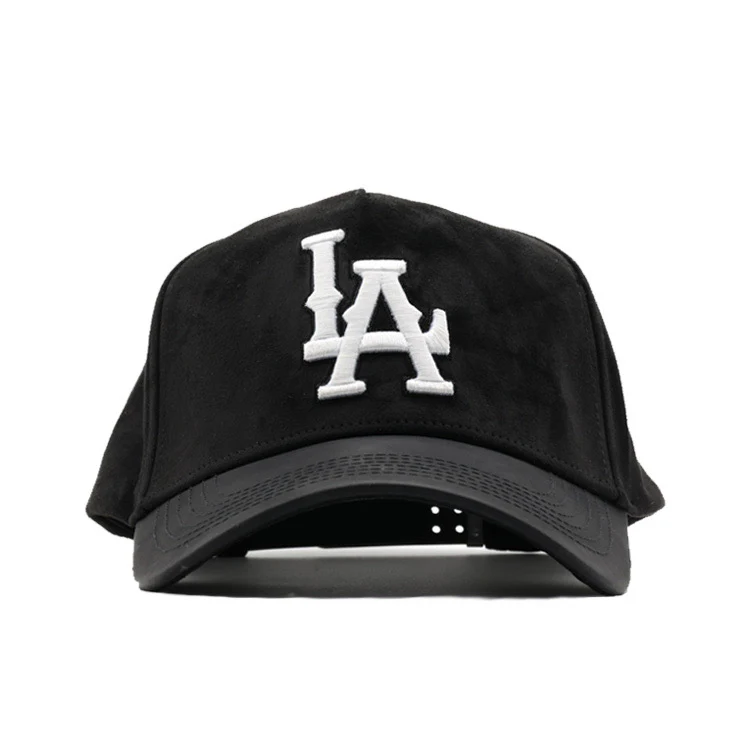 HONKER CLUB LA HAT BLACK/WHITE LEATHER BRIM