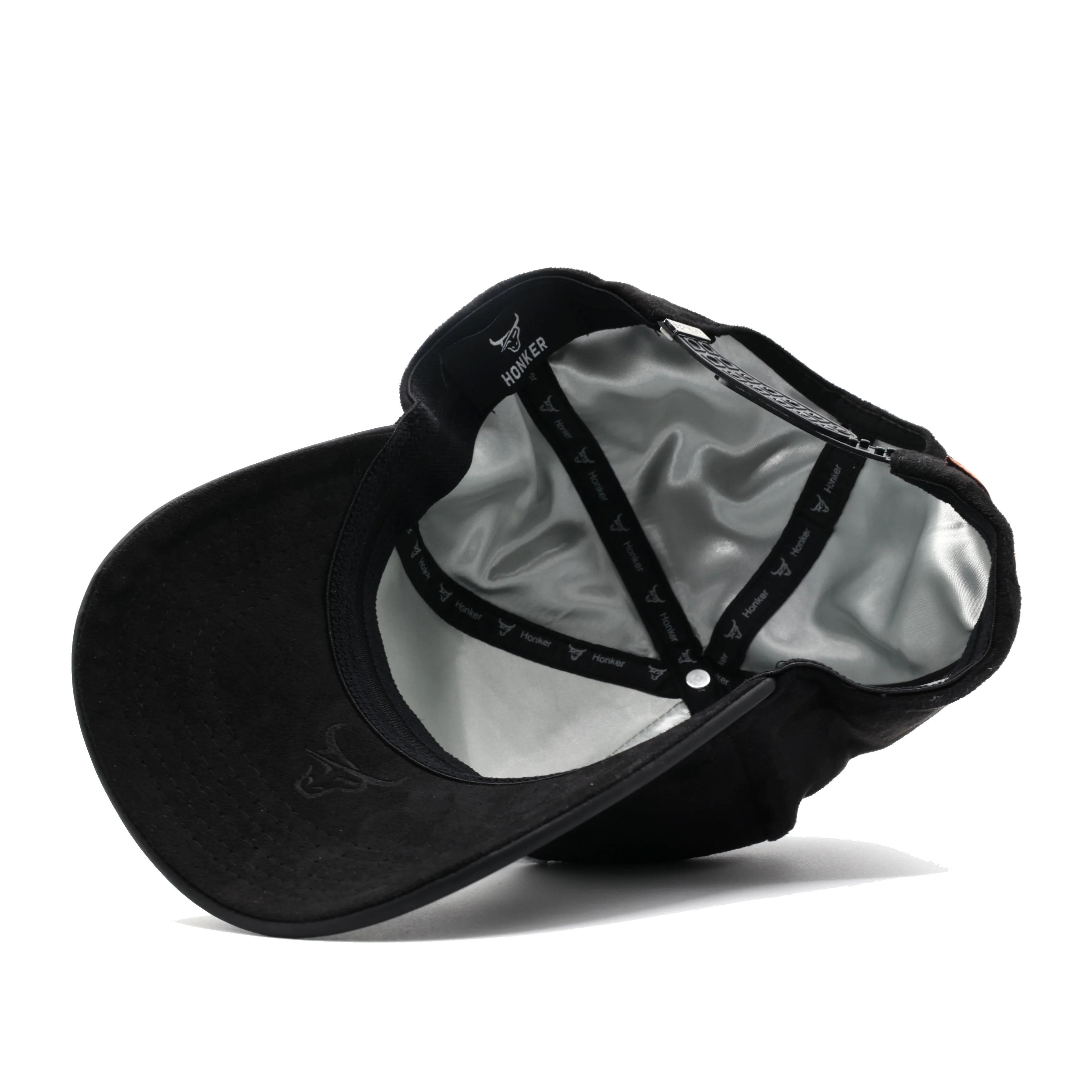 HONKER CLUB LA HAT BLACK/WHITE LEATHER BRIM - Image 4