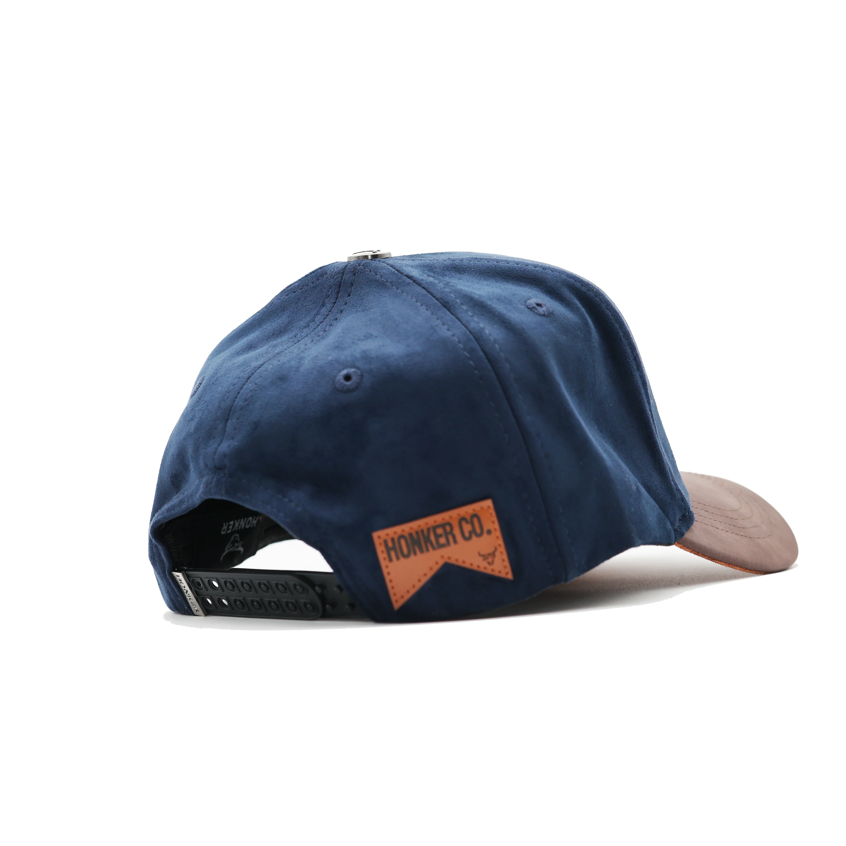 HONKER CLUB HAT BLUE/BROWN LEATHER BRIM - Image 4
