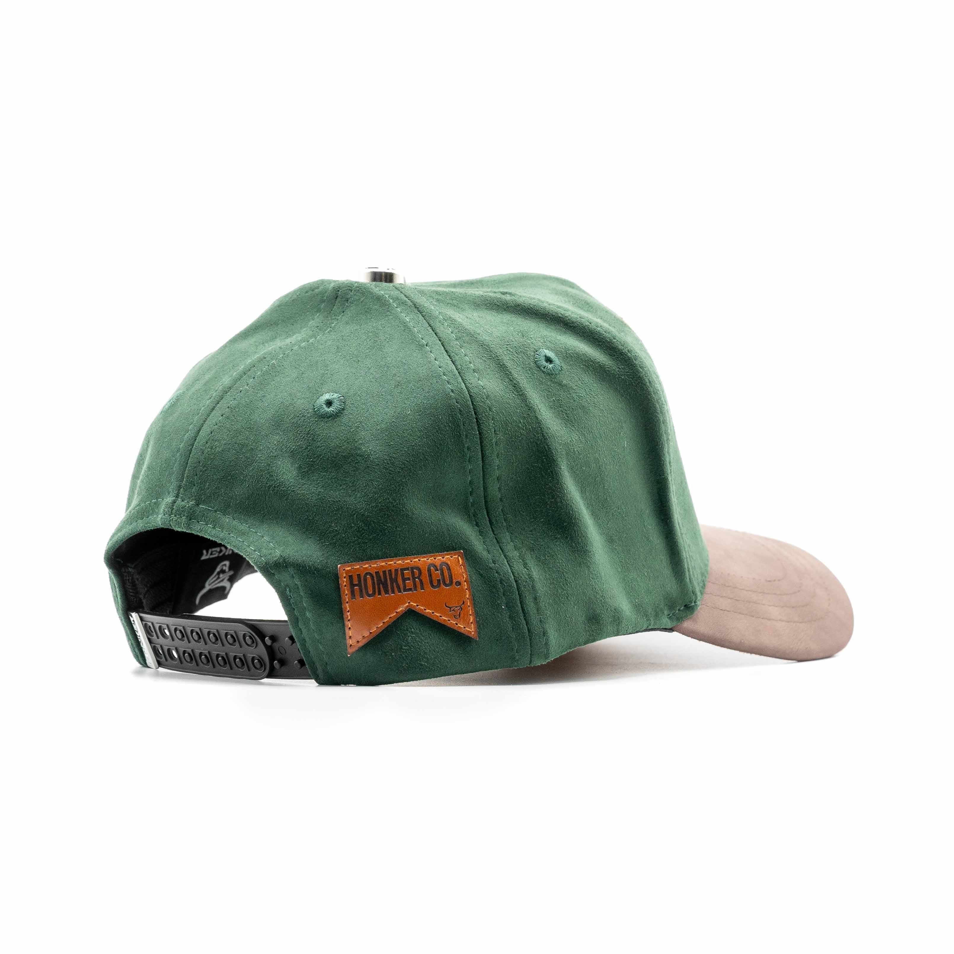 HONKER CLUB LA HAT - GREEN/BROWN LEATHER BRIM - Image 3