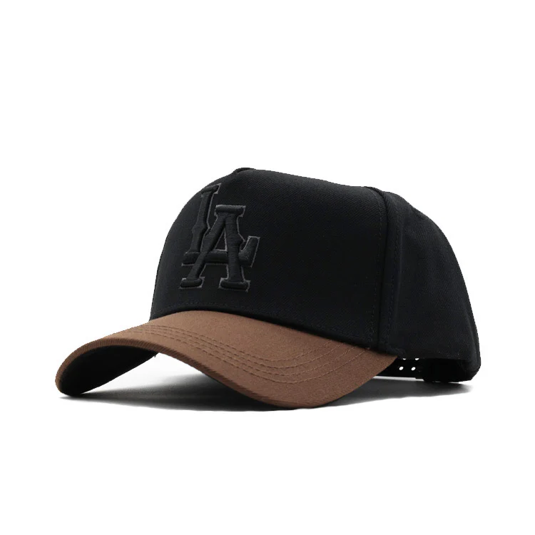 HONKER LA HAT  BLACK/BROWN BRIM - Image 3