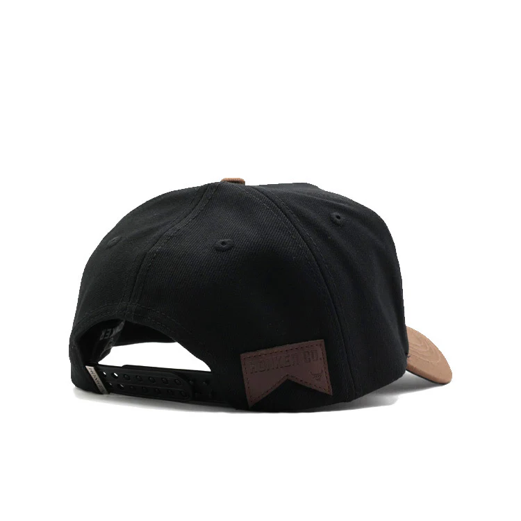 HONKER LA HAT  BLACK/BROWN BRIM - Image 4