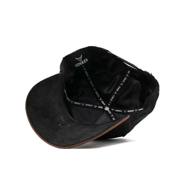 HONKER LA HAT  BLACK/BROWN BRIM - Image 5