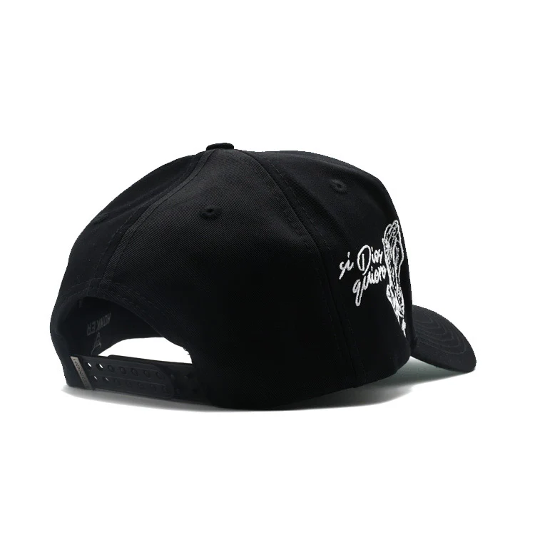 LA SI DIOS QUIERE HAT - BLACK - Image 3