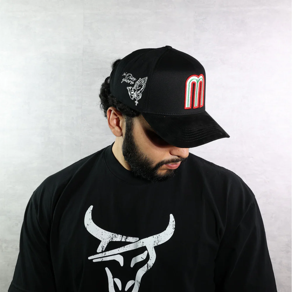 SI DIOS QUIERE HAT BLACK/ RED LOGO - Image 3