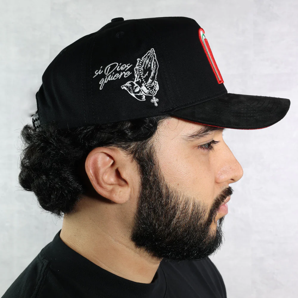 SI DIOS QUIERE HAT BLACK/ RED LOGO - Image 4