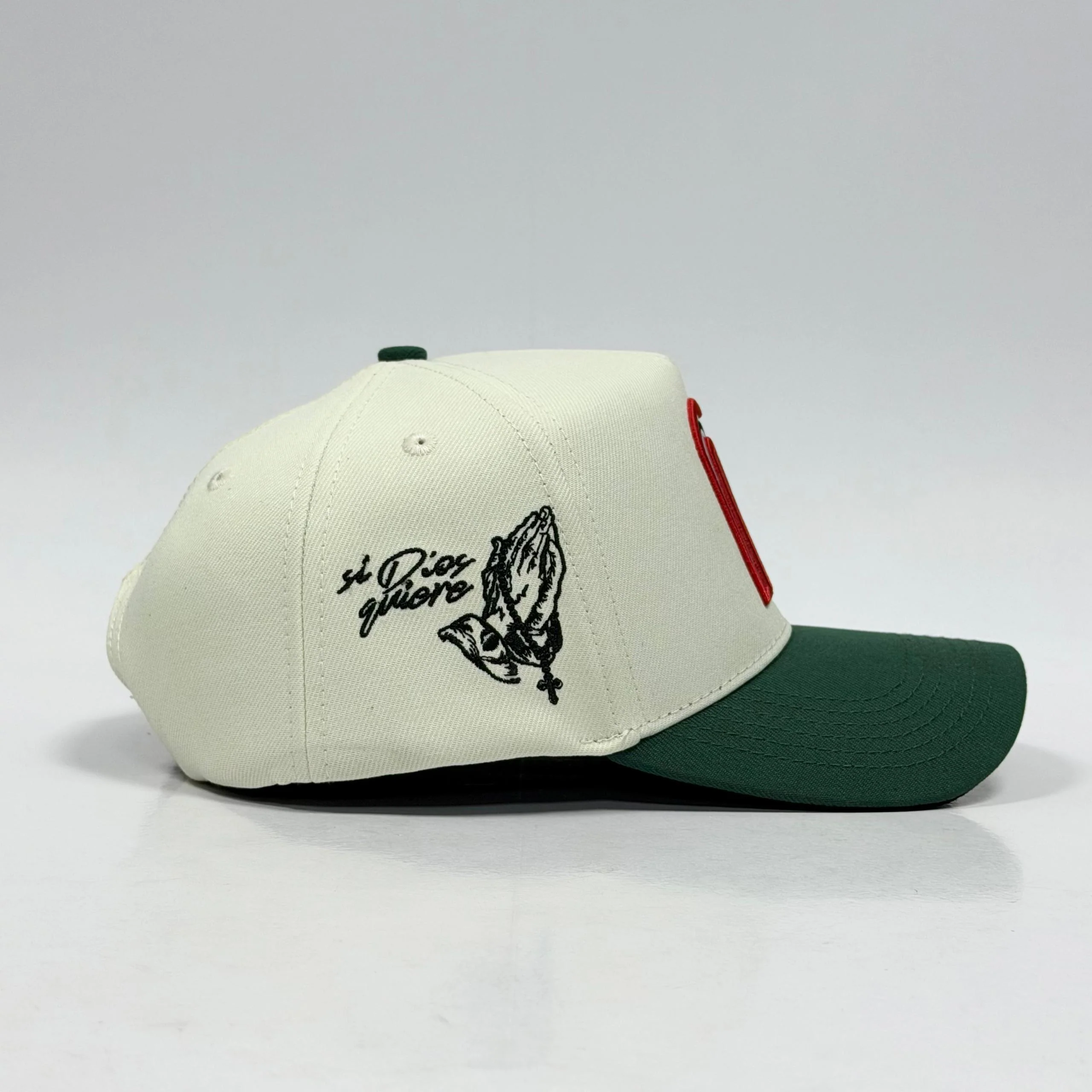SI DIOS QUIERE HAT - KHAKI/GREEN - Image 2